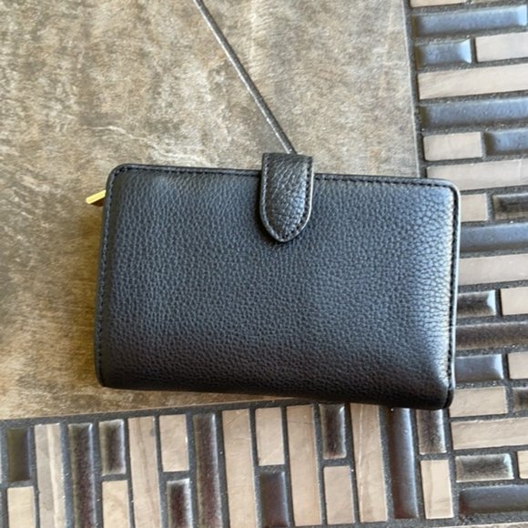 Kate Spade Leila Medium Compact Bifold Wallet Black - Picture 5 of 16